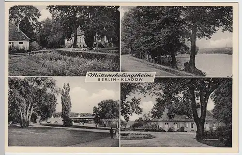 (59546) AK Berlin-Kladow, Müttererholungsheim, Mehrbildkarte 1940/50er
