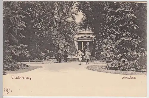 (57721) AK Berlin, Schlosspark Charlottenburg, Mausoleum, bis um 1905