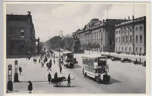 (50728) AK Berlin, Unter den Linden, vor 1945