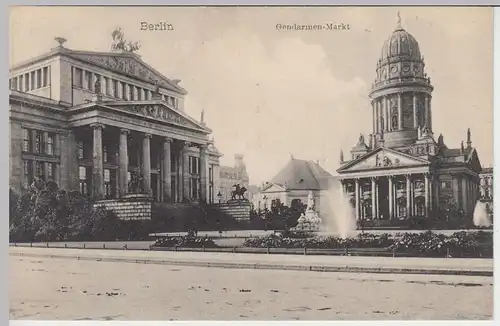 (45609) AK Berlin, Gendarmen-Markt, 1910er