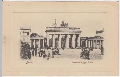 (3706) AK Berlin, Brandenburger Tor, bis 1905