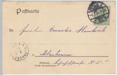 (33618) AK Gruss aus Berlin, Denkmäler in der Siegesallee, 1904