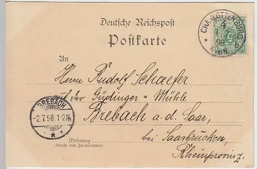 (31500) AK Gruss aus Berlin, Mittags vor der Neuen Wache, 1898