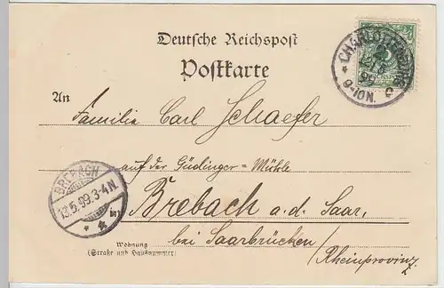 (31498) AK Gruss aus Berlin, Platz am Zeughaus, 1899