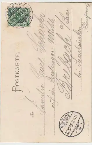 (31479) AK Gruss aus Berlin, Heilige Kreuz-Kirche, 1898