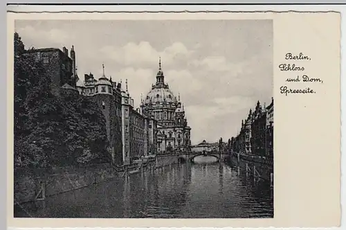 (29553) AK Berlin, Schloss und Dom, 1920er