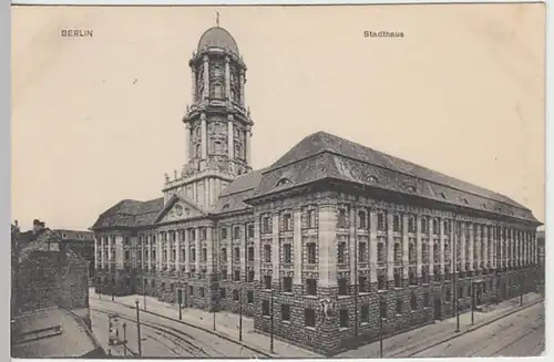 (17980) AK Berlin, Stadthaus, Feldpost 1915