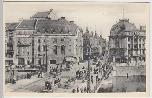 (17817) AK Berlin, Weidendammer Brücke, Schauspielhaus, vor 1945