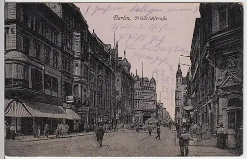 (16883) AK Berlin, Friedrichstraße, Feldpost 1916