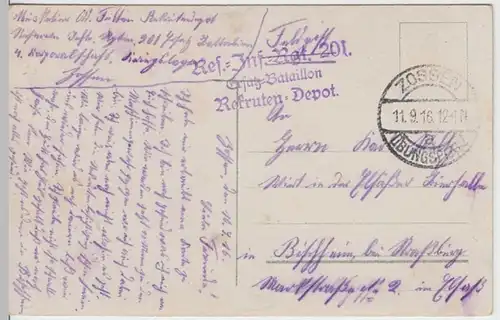 (16883) AK Berlin, Friedrichstraße, Feldpost 1916