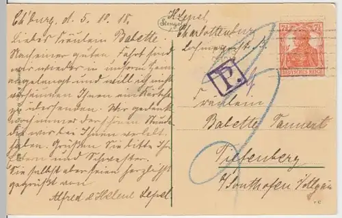 (16285) AK Berlin, Unter den Linden, Oper 1918