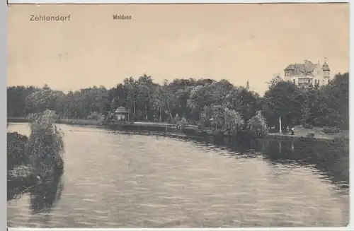 (15713) AK Zehlendorf, Berlin, Waldsee 1914