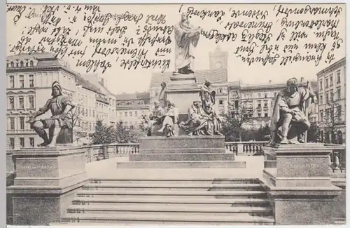 (12910) AK Berlin, Lutherdenkmal 1909