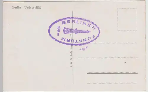 (114485) AK Berlin, Universität, vor 1945