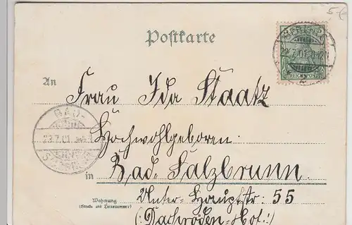 (113971) Künstler AK Oberspree 1901
