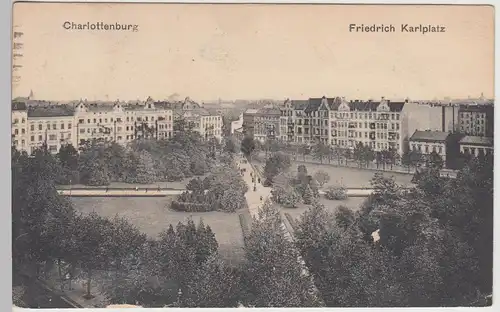 (113745) AK Berlin Charlottenburg, Friedrich Karl Platz 1916