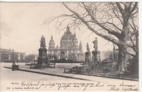 (113195) AK Berlin, Neuer Dom, Blick vom Schinkelplatz 1906