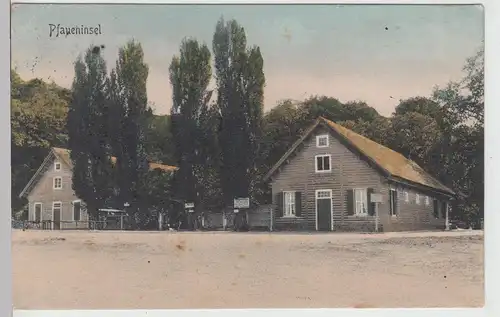 (112620) AK Restaurant Ehrecke bei der Pfaueninsel Berlin 1906