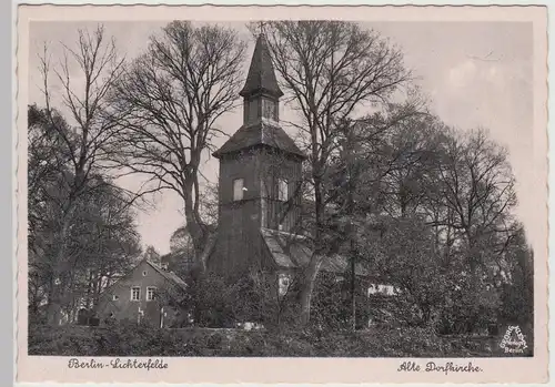 (112593) AK Berlin Lichterfelde, alte Dorfkirche 1942