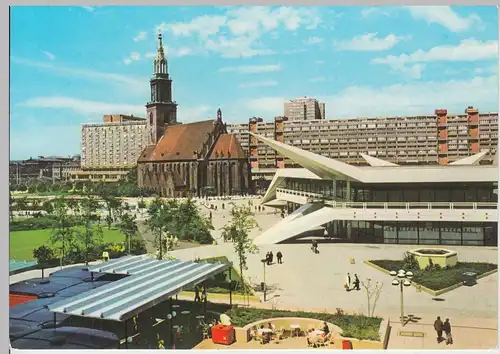 (111616) AK Berlin, Marienkirche, Kino Informationszentrum DDR 1978