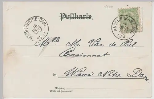 (111440) AK Berlin, Landwehrkanal, Kähne 1901