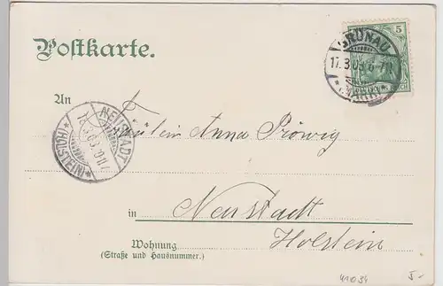 (110593) AK Berlin, Hochbahnhof Oranienstraße 1903