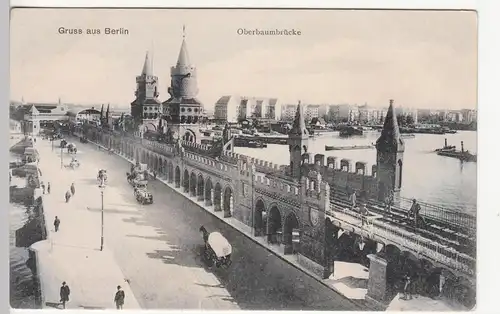 (110581) AK Berlin, Oberbaumbrücke, vor 1910er