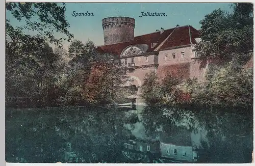 (109831) AK Berlin, Spandau, Torhaus, Zitadelle, Juliusturm 1918