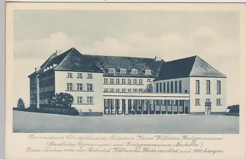 (108426) AK Berlin Neukölln, Kaiser Wilhelm Realgymnasium, vor 1928