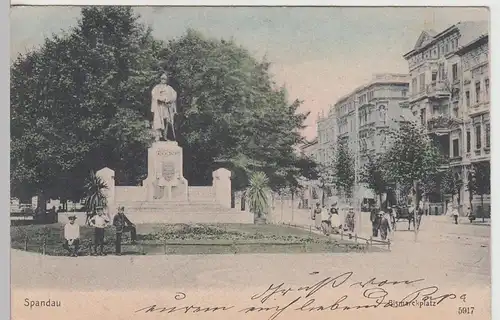 (108405) AK Berlin, Spandau, Bismarckdenkmal, Bismarckplatz 1903