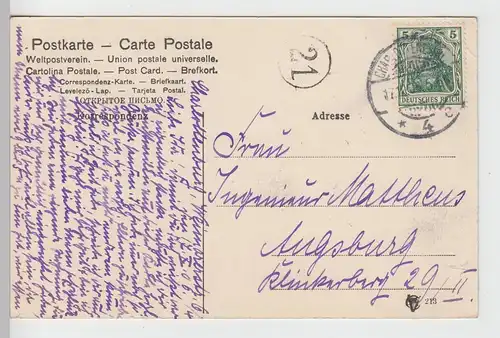 (107736) AK Gruss aus Berlin, Thomas-Kirche a. Mariannenplatz, 1908