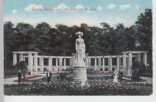 (106696) AK Berlin, Rosengarten, Denkmal der Kaiserin, 1910er