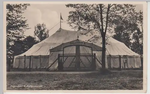 (105336) Foto AK Berlin, Jugendzelt II, Woltersdorf bei Erkner vor 1945