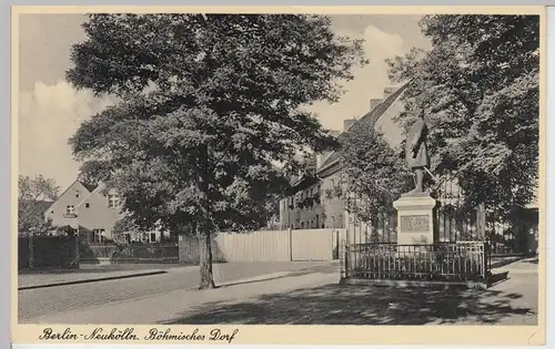 (105333) AK Berlin Neukölln, Böhmisches Dorf, vor 1945