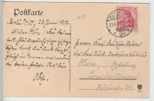 (104879) AK Berlin Grunewald, Jagdschloss 1907