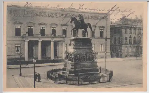 (103221) AK Berlin, Denkmal Fr. d. Großen u. Palais Kaiser Wilhelm I., 1921