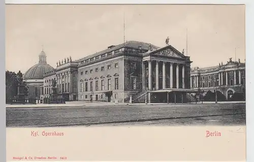 (101844) AK Berlin, Kgl. Opernhaus, vor 1905