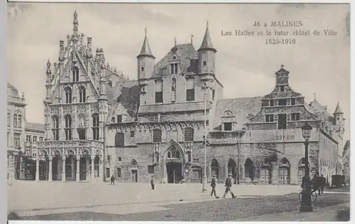 (9429) AK Malines, Mechelen, Rathaus, Museum, vor 1945