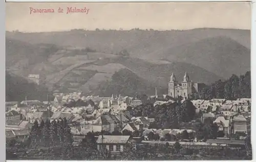 (5386) AK Malmedy, Kloster, Panorama 1914