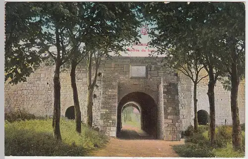 (51006) AK Dinant, Entree du fort, Feldpost 1915