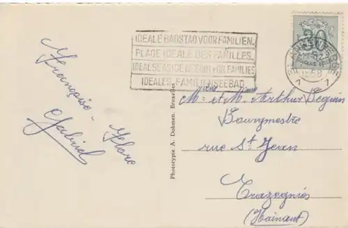 (1649) AK Blankenberge, Hafen, Boote 1958