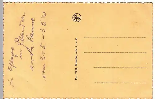 (109632) AK La Panne, De Panne, Avenue de la Mer, Zeelaan 1940