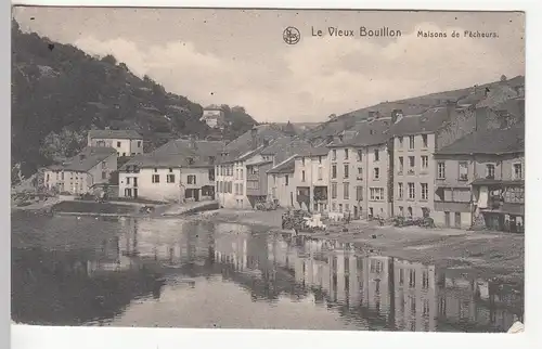 (109613) AK Le Vieux Bouillon, Maisons de Pecheurs, Fischerhäuser, Feldpost 1918