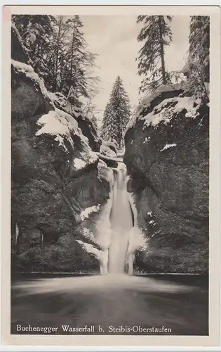 (98950) Foto AK Buchenegger Wasserfall bei Steibis-Oberstaufen, 1934
