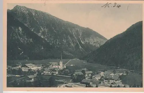 (98210) AK Bayrischzell, Ansicht mit Traiten 1924