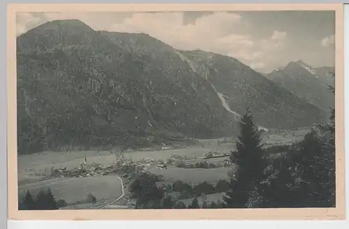 (98209) AK Bayrischzell, Ansicht mit Seeberg, vor 1945