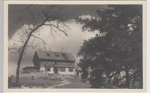 (98205) Foto AK Kreuzeckhaus auf dem Kreuzeck, vor 1945