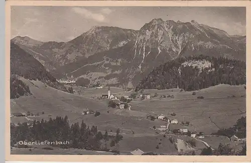 (98195) AK Obertiefenbach im Allgäu, Gesamtansicht 1923