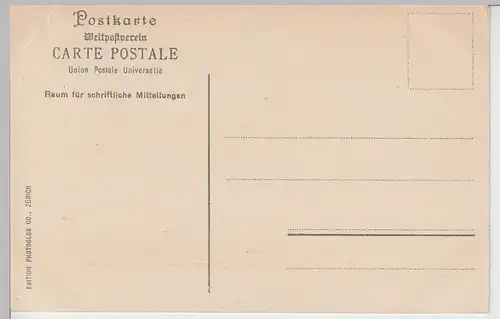 (98188) AK Partenkirchen, Ansicht mit Zugspitze, um 1905