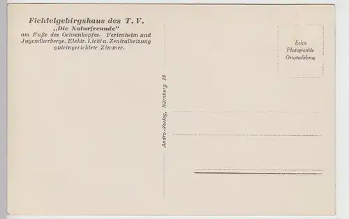 (98184) Foto AK Warmensteinach, Löchleinstal